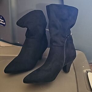 NWT Target black above ankle boot